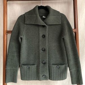 J.Crew Merino Wool Sweater Jacket size small